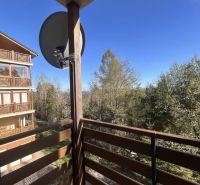 Blick vom Balkon einer 3-Zimmer-Wohnung in Stará Lesná in der Stará Lesná Straße.