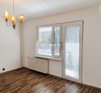 Einzimmerwohnung mit einer Leuchte, einem Fenster und einer Balkontür, Boden mit Holzdekor.