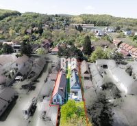 Luftaufnahme von Häusern und Grundstücken - Wohnen, Jadranská, Bratislava IV.