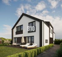 Einfamilienhaus in Marianka auf einem Wohnbaugrundstück mit Terrasse und Garten.