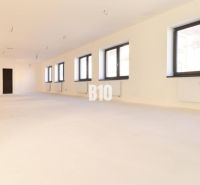 Geräumige Büros mit großen Fenstern und hellem Interieur, ideal für eine Arbeitsumgebung.