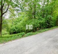 Ein Waldweg umgeben von Grün auf Erholungsgrundstücken in Čadca.