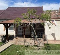 Ein Einfamilienhaus in Palárikovo mit einem kleinen Garten und einem Bäumchen vor der Terrasse.