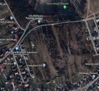 Luftaufnahme von Grundstücken - Wohnen in Stupava in der Rímska-Straße.
