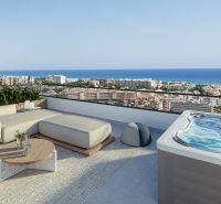 Ferienwohnung in Canet d'En Berenguer mit Terrasse, Whirlpool und Panoramablick auf die Stadt.
