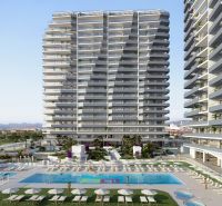 Ferienwohnung in Canet d'En Berenguer mit Garten und Pool bei den Wohnhochhäusern.
