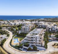 Ferienwohnung in Estepona mit Meerblick und Pool.