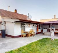 Garten bei einem Einfamilienhaus in Senica mit Terrasse und Außensitzbereich.