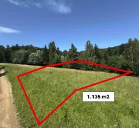 Ein Grundstück mit einer Fläche von 1.135 m² in der Natur bei besonderen Immobilien in Stará Ľubovňa.
