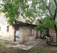 Ein älteres Familienhaus in Nové Zámky, umgeben von Bäumen und einem vernachlässigten Garten.