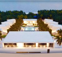 Luxuriöse Resortgebäude mit Pool und Palmen in Matemwe, Unguja North East, Grundstücke - Gewerbe.