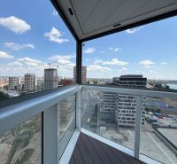 Blick vom Balkon einer 3-Zimmer-Wohnung in der Landererova-Straße in Bratislava - Altstadt.