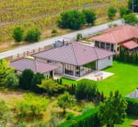 Einfamilienhaus in der Družstevná-Straße in Vráble mit gepflegtem Garten und Umgebung.