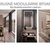 Innenraum eines Einfamilienhauses: Küche mit Holzboden, Badezimmer, Schlafzimmer mit begehbarem Kleiderschrank.