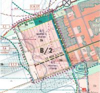 Der Plan zeigt das Grundstücksplan - Wohnen in Lužianky, mit Details über das Gebiet und die Infrastruktur.