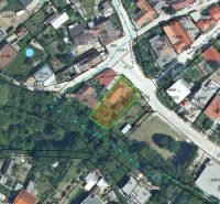 Grundstückskarte des St.-Florian-Platzes in Krakovany zeigt die Anordnung der Einfamilienhäuser.