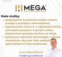 Die Immobilienagentur MEGA bietet umfassende Dienstleistungen, einschließlich Verkauf, Vermietung und Visualisierung von Immobilien.