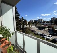 Blick vom Balkon einer 3-Zimmer-Wohnung in der Ševčenkova-Straße in Humenné.