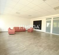 Geräumige Büros, Sofas, große Fenster und ein Boden mit Holzdekor.