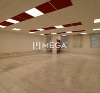Geräumige Geschäftsräume mit Keramikboden und Kassetten-Decke.