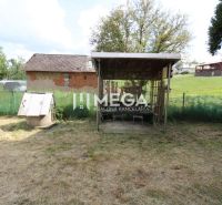 Garten mit Unterstand und Brunnen in einem Einfamilienhaus in Zbuda Bela.