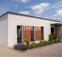 Ein Einfamilienhaus in der Gaštanová-Straße in Humenné mit Ziegelverkleidung und moderner Fassade.