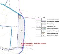 Entwurf der Wassermanagement-Ausstattung im Bereich Reschitz, der besondere Immobilien darstellt.