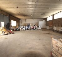 Lagerhallen und Schuppen mit Werkzeug und Fahrzeug, Betonboden.
