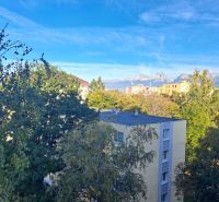 Blick auf die Gipfel von einer 2-Zimmer-Wohnung in der Štúrova-Straße in Poprad.