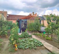 Garten bei einem Einfamilienhaus in der M. R. Štefánika Straße in der Stadt Holíč.