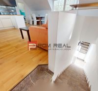Küche und Wohnzimmer mit Holzboden in einer 2-Zimmer-Wohnung.