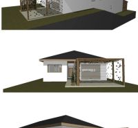 Vizualisierung eines Einfamilienhauses mit Terrasse in der Kategorie Grundstücke - Wohnen in Detva.