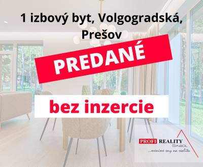 Kaufen 1-Zimmer-Wohnung, Volgogradská, Prešov, Slowakei