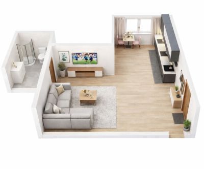 Kaufen 1-Zimmer-Wohnung, 1-Zimmer-Wohnung, Žatevná, Bratislava - Dúbra