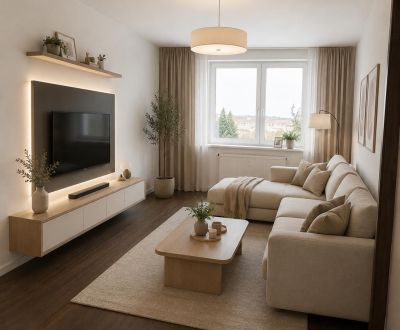 Geräumige 3-Zimmer-Wohnung in Šurany mit Balkon