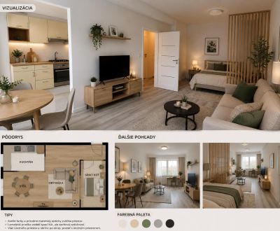 Kaufen 1-Zimmer-Wohnung, 1-Zimmer-Wohnung, Kazanská, Bratislava - Podu