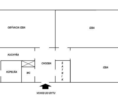 Kaufen 3-Zimmer-Wohnung, 3-Zimmer-Wohnung, Vladimíra Clementisa, Prešo