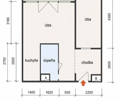 Kaufen 2-Zimmer-Wohnung, 2-Zimmer-Wohnung, J. Švermu, Michalovce, Slow