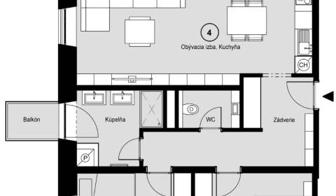 3-Zimmer-Wohnung, Hurbanova, zu verkaufen, Piešťany, Slowakei