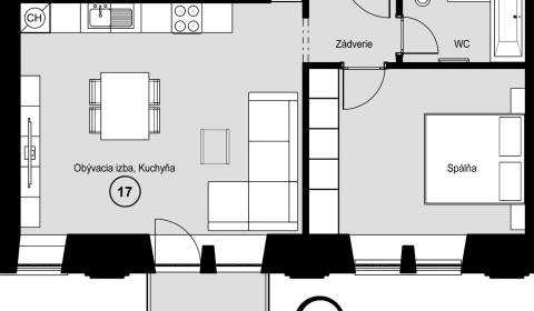 2-Zimmer-Wohnung, Hurbanova, zu verkaufen, Piešťany, Slowakei