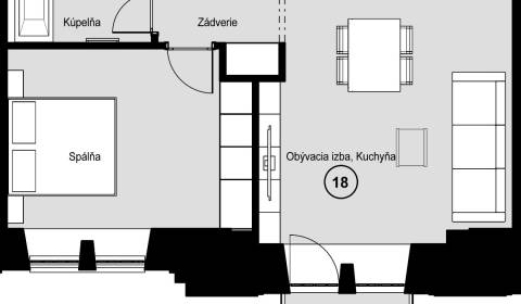 2-Zimmer-Wohnung, Hurbanova, zu verkaufen, Piešťany, Slowakei