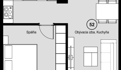 2-Zimmer-Wohnung, Vrbovská cesta, zu verkaufen, Piešťany, Slowakei