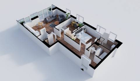 3 Zimmer Wohnung, Panský chodník, zu verkaufen, Pezinok, Slowakei