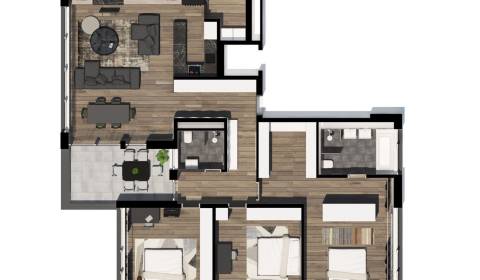 4 Zimmer Wohnung, Obchodná, zu verkaufen, Pezinok, Slowakei