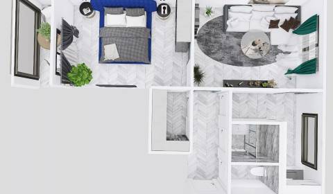 2-Zimmer-Wohnung, Sokolovská, zu verkaufen, Košice - Západ, Slowakei