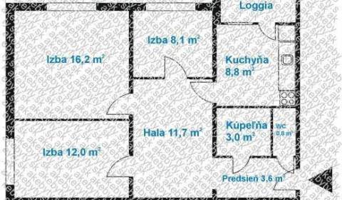 3-Zimmer-Wohnung, Budatínska, zu verkaufen, Bratislava - Petržalka, Sl