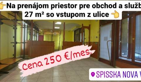 Geschäftsräumlichkeiten, Hviezdoslavova, zu vermieten, Spišská Nová Ve
