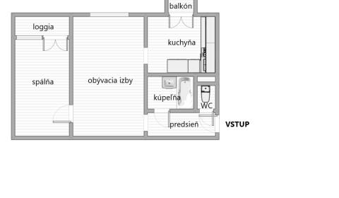2-Zimmer-Wohnung, Sibírska, zu verkaufen, Bratislava - Nové Mesto, Slo