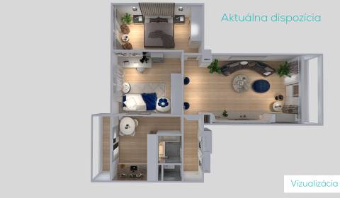 3-Zimmer-Wohnung, Tatranská, zu verkaufen, Košice - Staré Mesto, Slowa