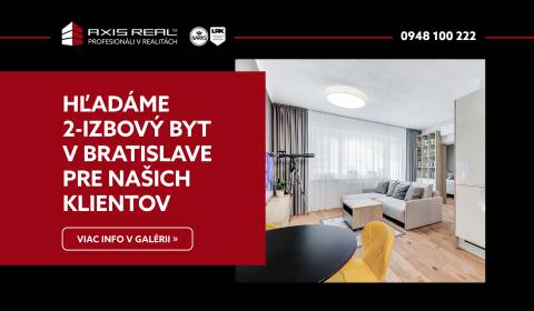 Suche 2-Zimmer-Wohnung, 2-Zimmer-Wohnung, Bratislava - Ružinov, Slowak